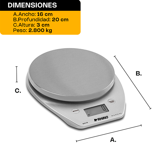 Báscula de Cocina 5 kg