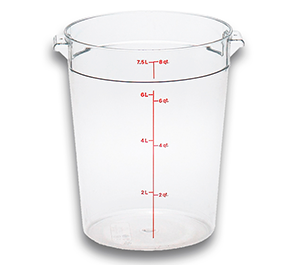 Recipiente Cuadrado de Policarbonato 8 qt