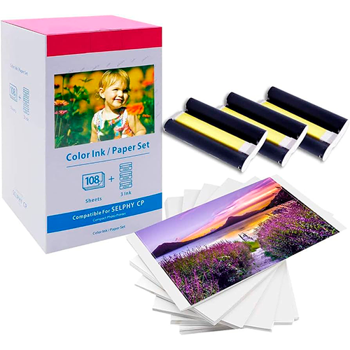 Ribbon Cmyk Y Papel Kit