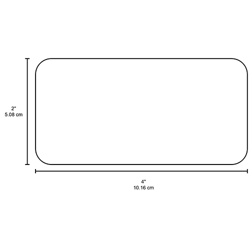 Etiqueta Adhesiva 4 x 2