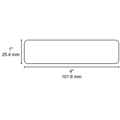 Etiqueta Adhesiva 4x1